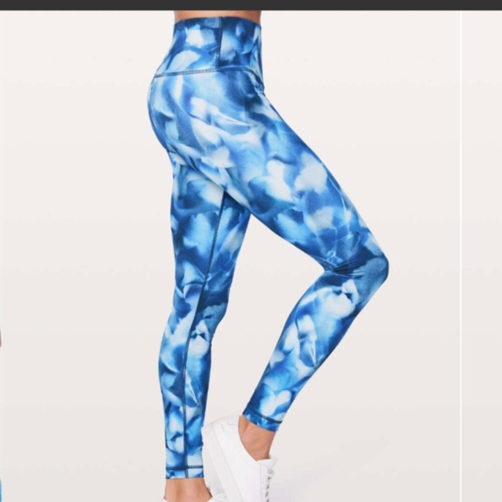 Lululemon Wunder Under Hi-Rise Tight *Full-On Luxtreme 28"Blush Blossom Alpine